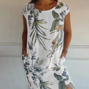 Seraphina | Cotton-Linen Summer Dress