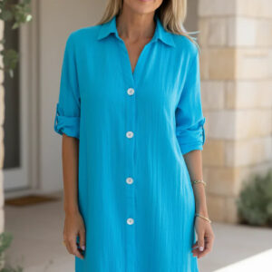 SIENNA - BUTTON SHIRT DRESS