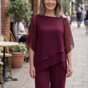 Valerie - Soft Drape Two-Piece Set – Effortless Polish, All-Day Comfort